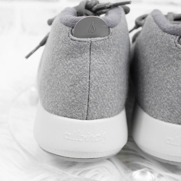 Allbirds Womens Gray Merino Wool Athletic Sneakers Size 8 Runner Up Mizzle - Picture 6 of 8